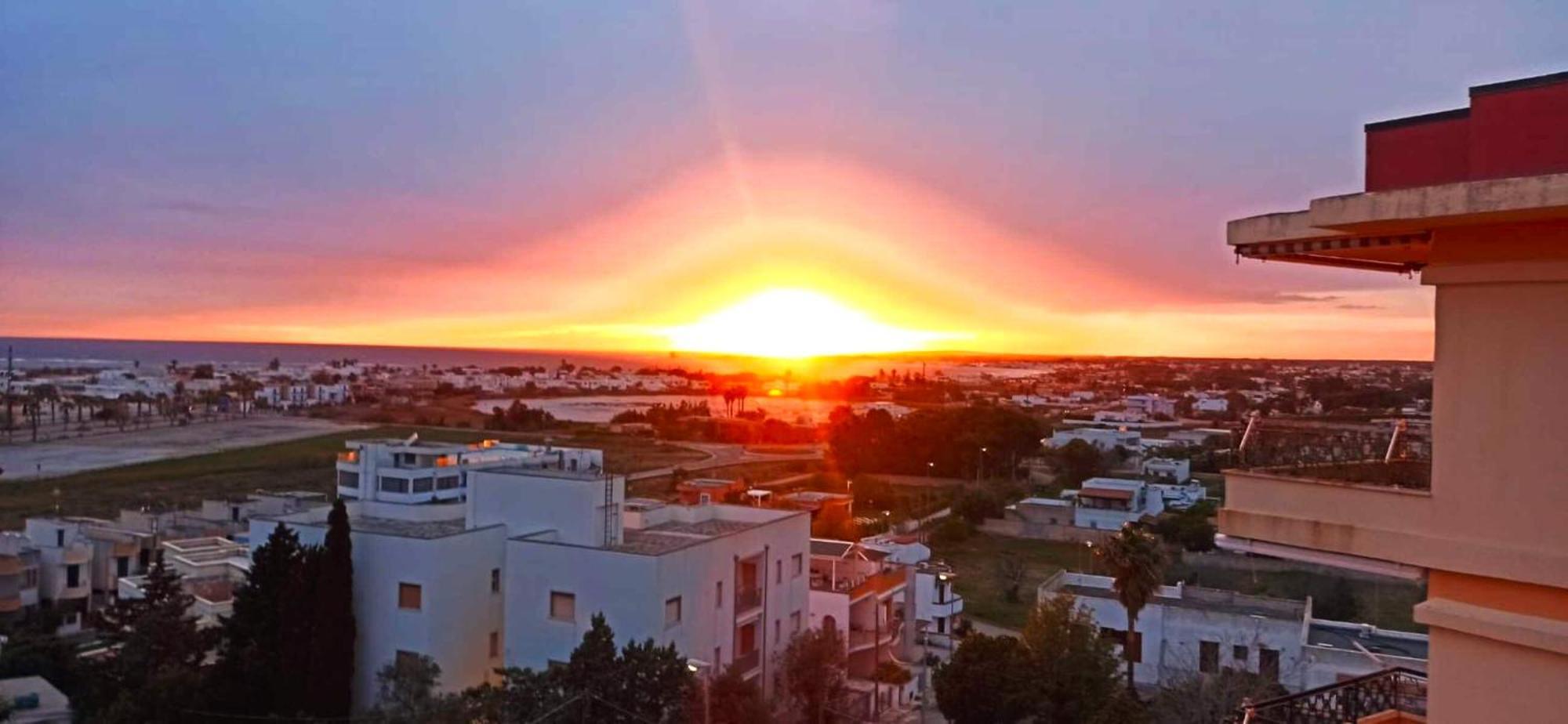 The Blue Panoramic Penthouse Villa Porto Cesareo Exterior photo